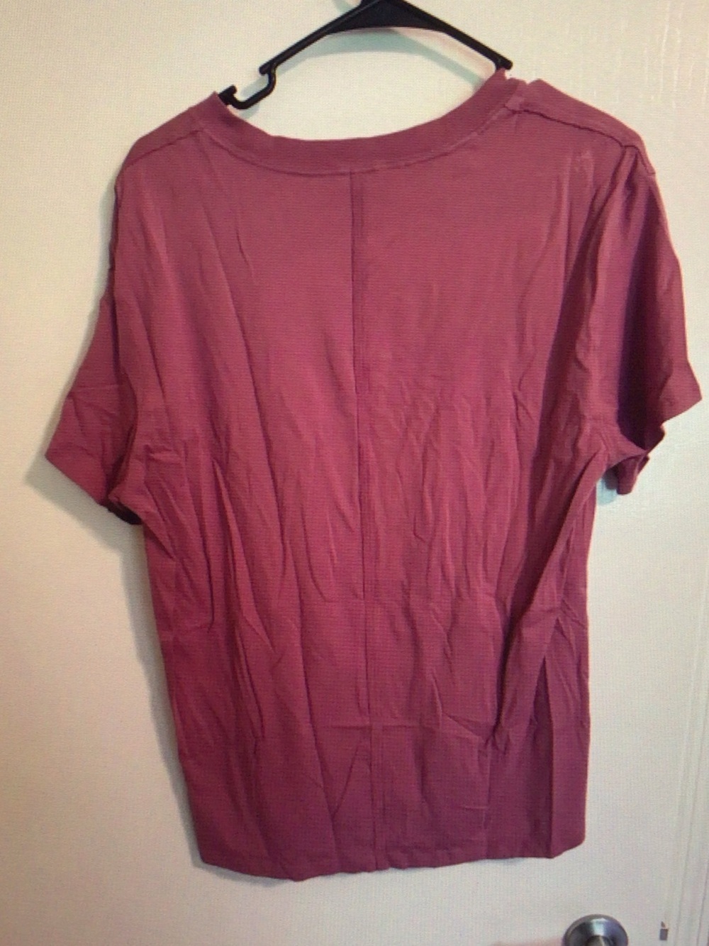 lululemon athletica mauve/pink short sleeve tee